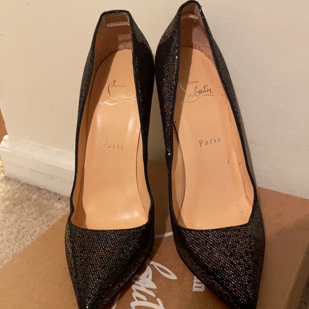 Christian Louboutin- Pigalle 120 Spotlight - Sparkle Shoes